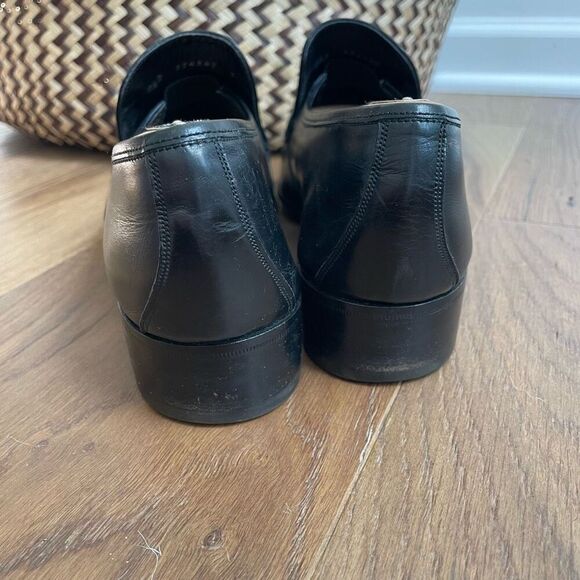 Vintage 80s Bally Men’s Black Horsebit Leather Loafers Impeccably Maintained 8.5 - Picture 6 of 12